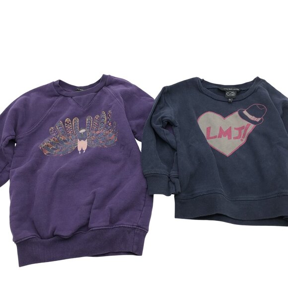 Little Marc Jacobs Other - Little Marc Jacobs Girls 3T Sweatshirts BUNDLE 2 Piece Crewneck Pullover Graphic